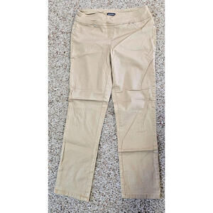 Van Heusen khaki pull on pants stretch extensible  size 2 27 X 25